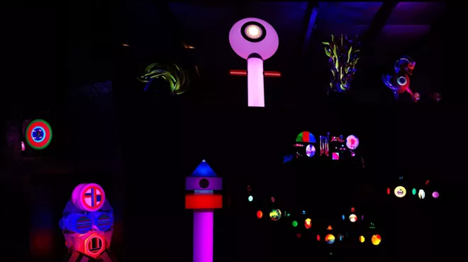 psychedelic light sculptures