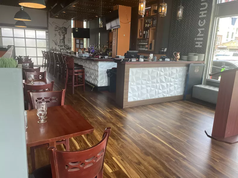 Image: the inside of a restaurant