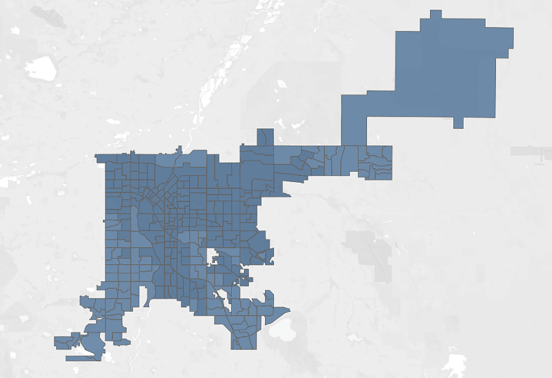Image: Denver precinct voting map
