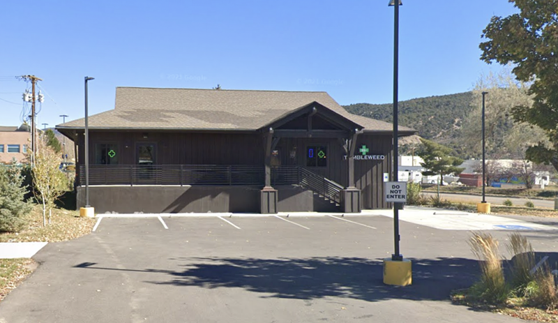 Image: Tumbleweed dispensary in Eagle, Colorado