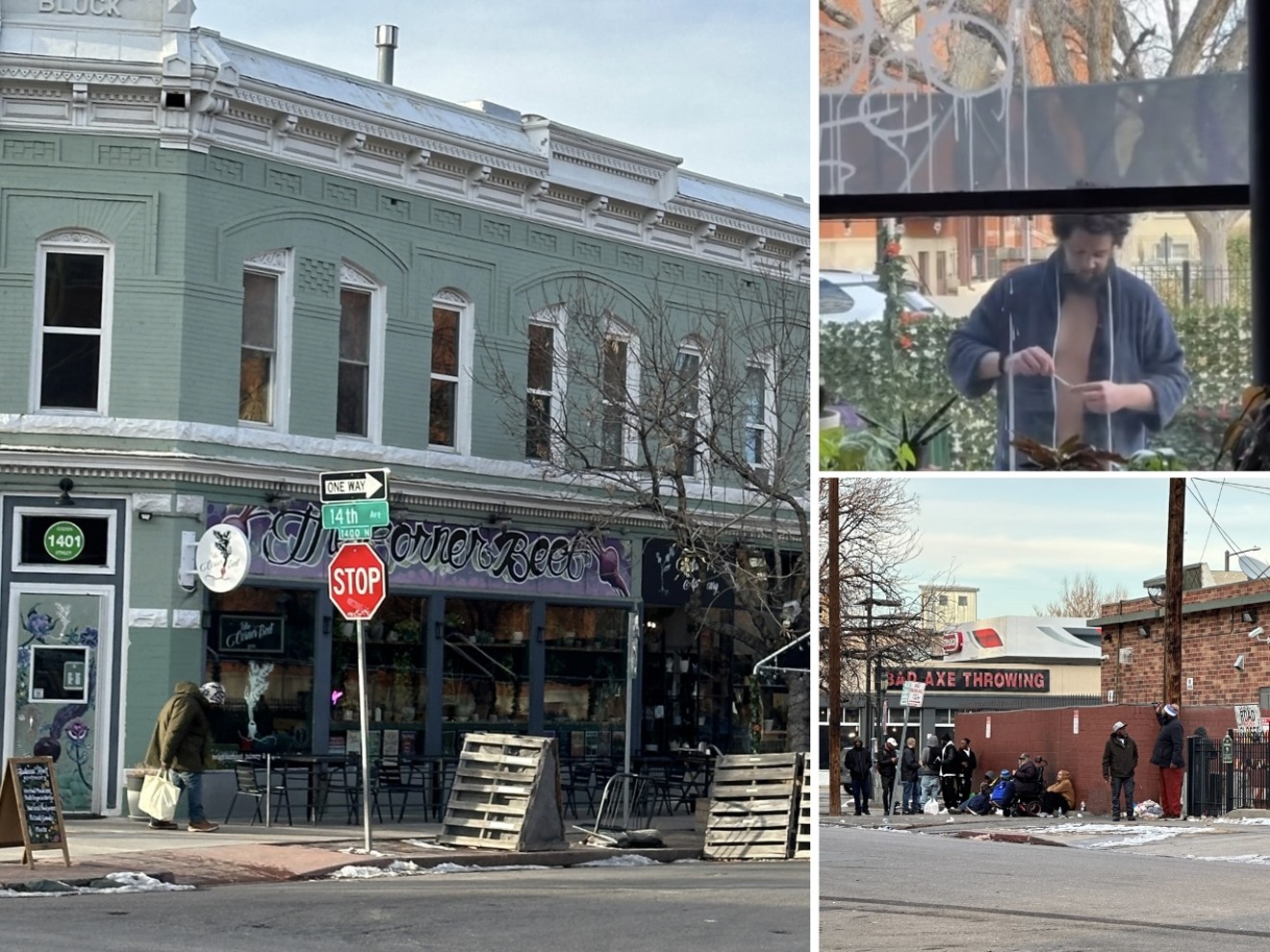 Businesses struggling with drugs and crime in the 1400 block of Ogden include the Corner Beet, Balanced Root Apothecary and Rooted Heart Yoga and Wellness.