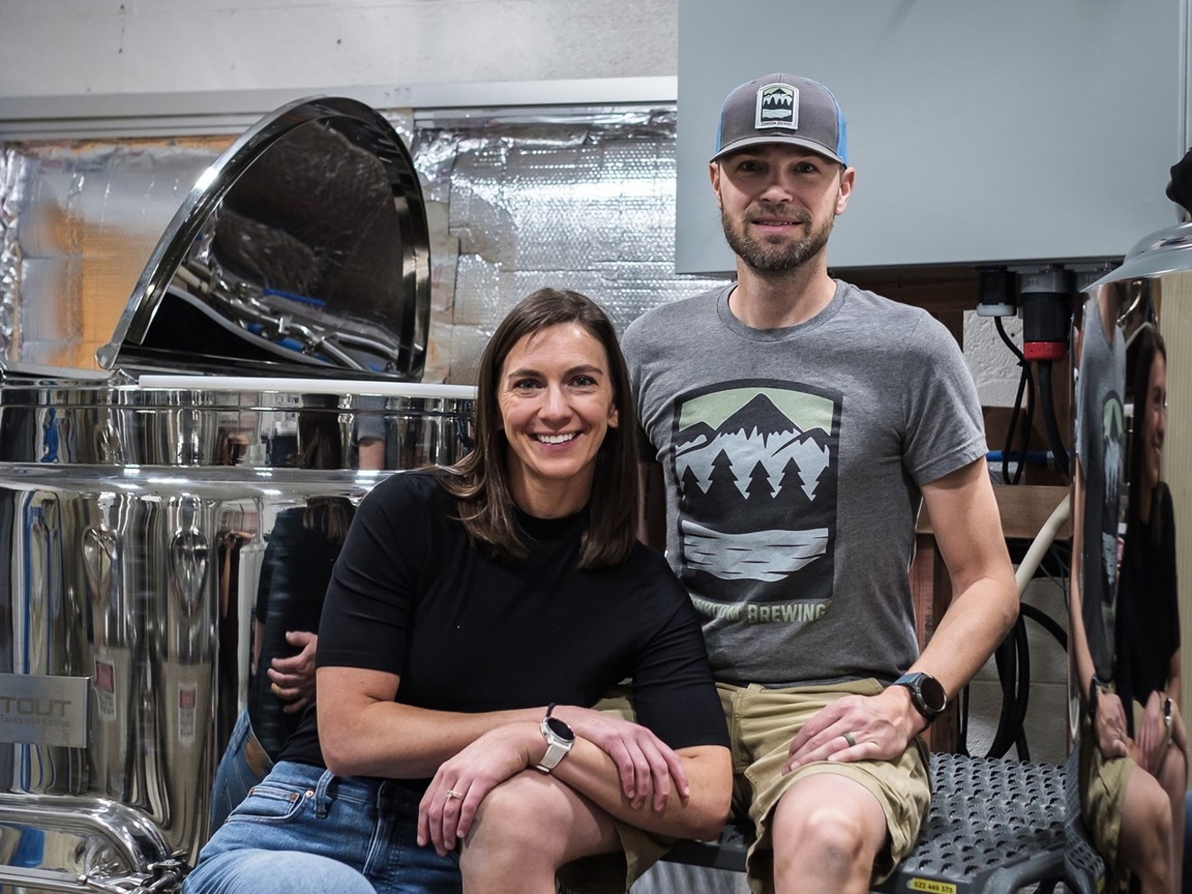 Sunroom Brewing owners Melanie and Matthew Miller.