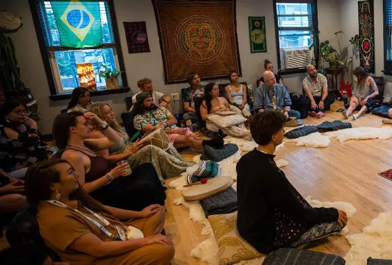 Image: "Experience dating on a new level" with the Mushroom Matchup at Plant Magic Cafe.