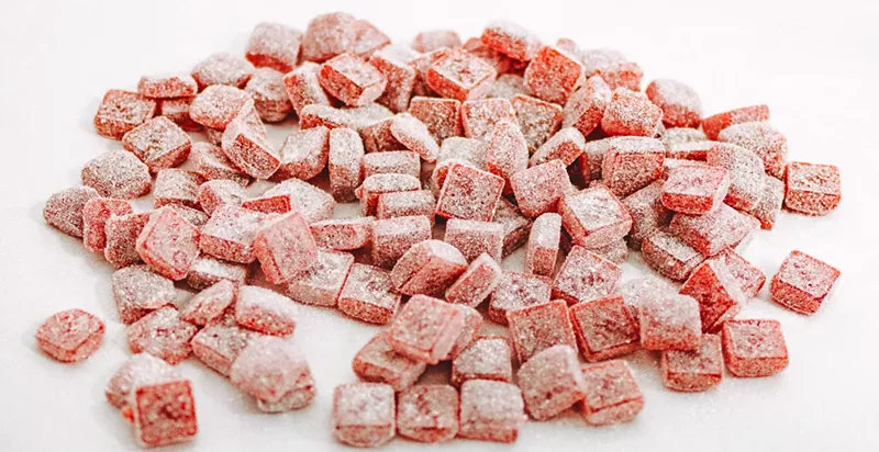 Image: A sample batch of strawberry MELTs were the only products at risk, according to Cheeba Chews, but the entire line has been removed from stores.