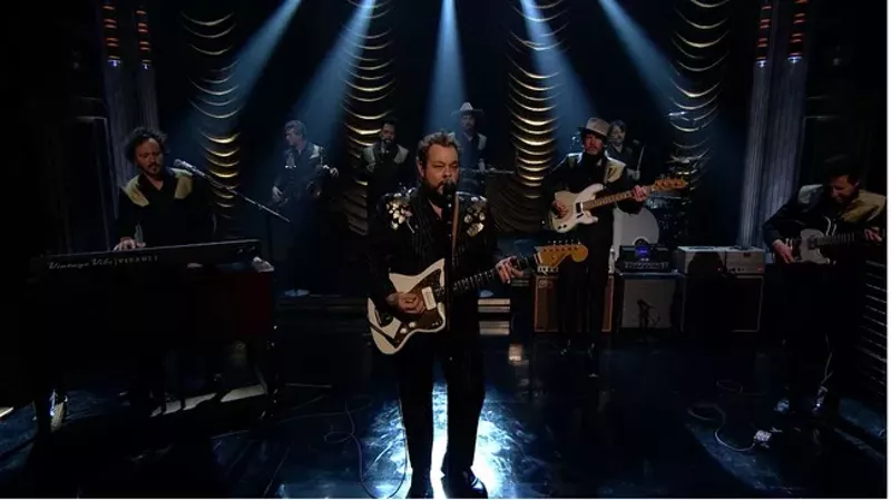 Image: Nathaniel Rateliff & the Night Sweats returned to The Tonight Show Starring Jimmy Fallon last Tuesday night.