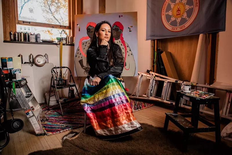 Image: Danielle SeeWalker in her studio.