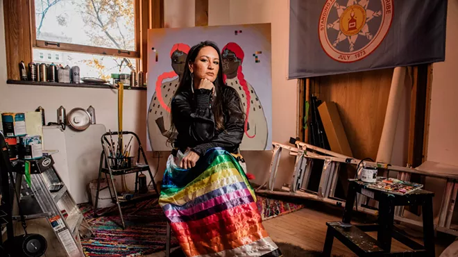 Danielle SeeWalker in her studio.