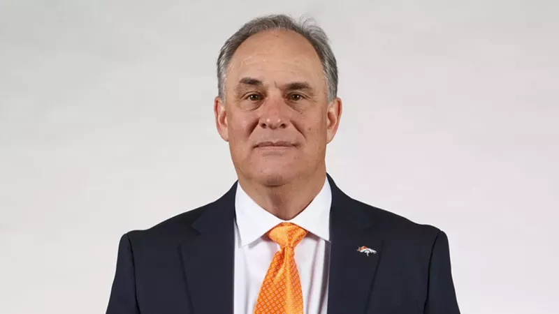 Image: Denver Broncos head coach Vic Fangio's official team portrait.