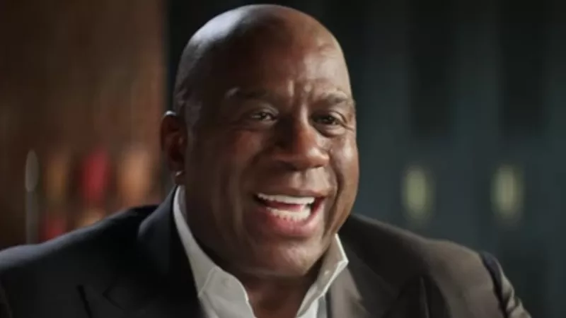 Image: Magic Johnson as seen in the Apple TV+ docuseries They Call Me Magic.