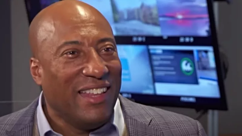 Image: Byron Allen during a recent appearance on CBS Sunday Morning.