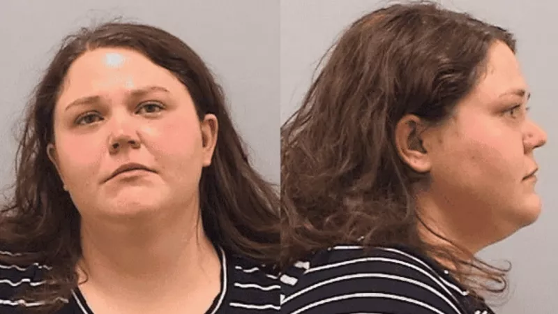 Image: Booking photos of former Douglas County Deputy Carley Jackson.