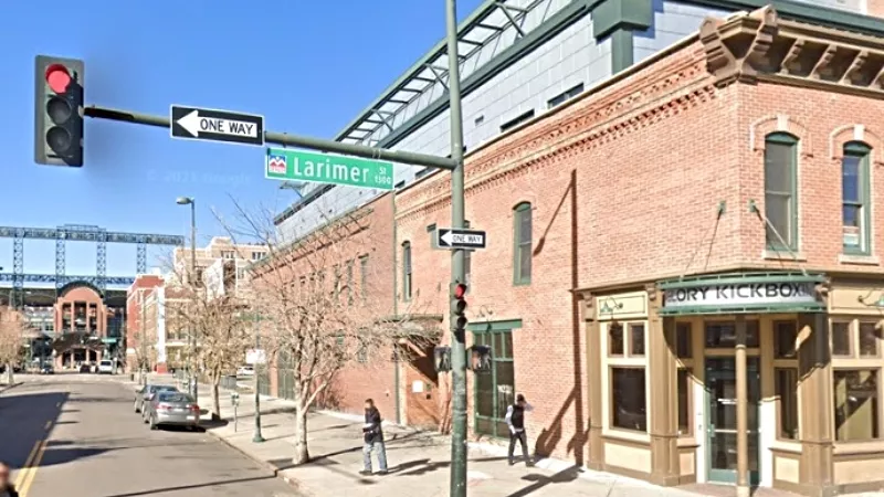 Image: The intersection of 21st Street and Larimer Street, blocks from Coors Field, is associated with three violent crimes in early June.