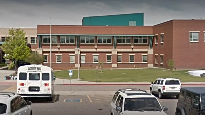 Image: Bruce Randolph School, at 3955 Steele Street, is among three locations for Denver Public Schools job fairs on August 18.