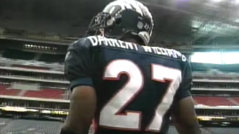 Image: Darrent Williams's NFL career was off to a promising start when he was murdered in 2007.