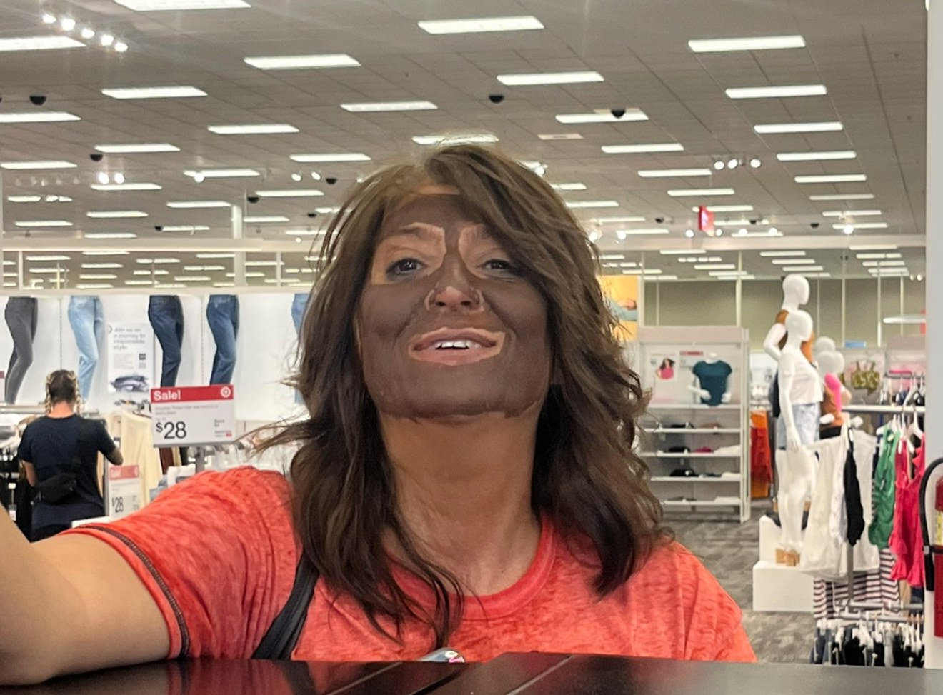 Ersilia Campbell was caught on camera accosting people in blackface at the Target at the Shops At Northfield.