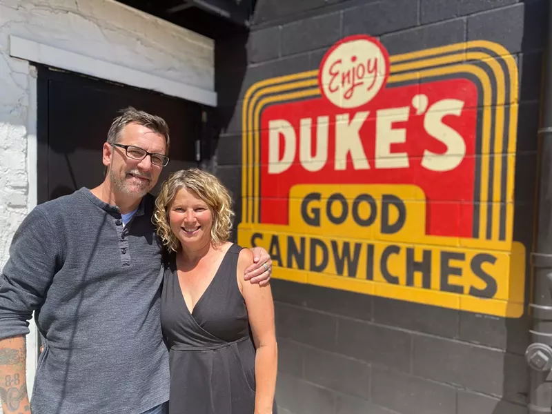 Image: Dan and Michelle Sawyer are behind the new sandwich shop and bakery.