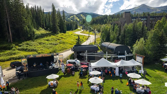 Photo of Breckenridge, Colorado ski slopes.