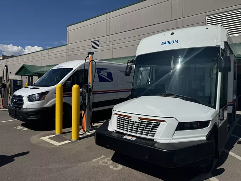 Image: Colorado has received plenty of investment from the U.S. Postal Service, with new vehicles and a high-tech package processing facility in Golden.