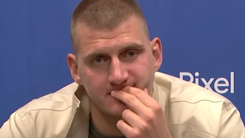 Nikola Jokić ponders what it's like to have a future after the Denver Nuggets defeated the Minnesota Timberwolves on May 12.