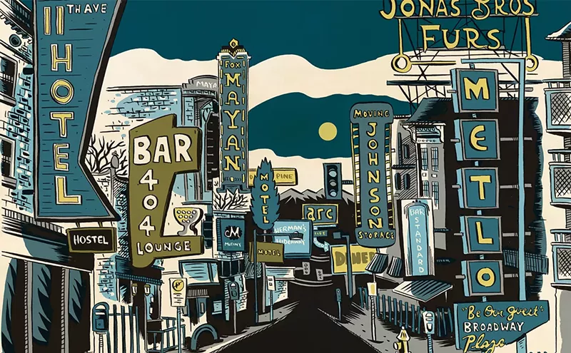 Image: On Broadway: A Cartoonist Takes a New Look at Denver's Oldest Street