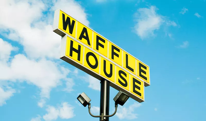 Image: a waffle house sign