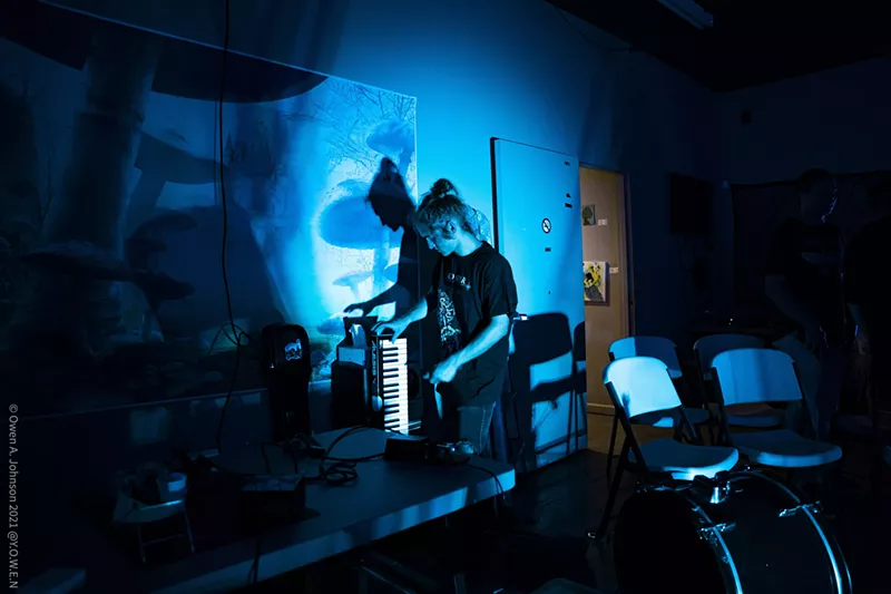 Image: Coastless Creatives hosts shows at unique venues, like this one at the Coffee Joint.