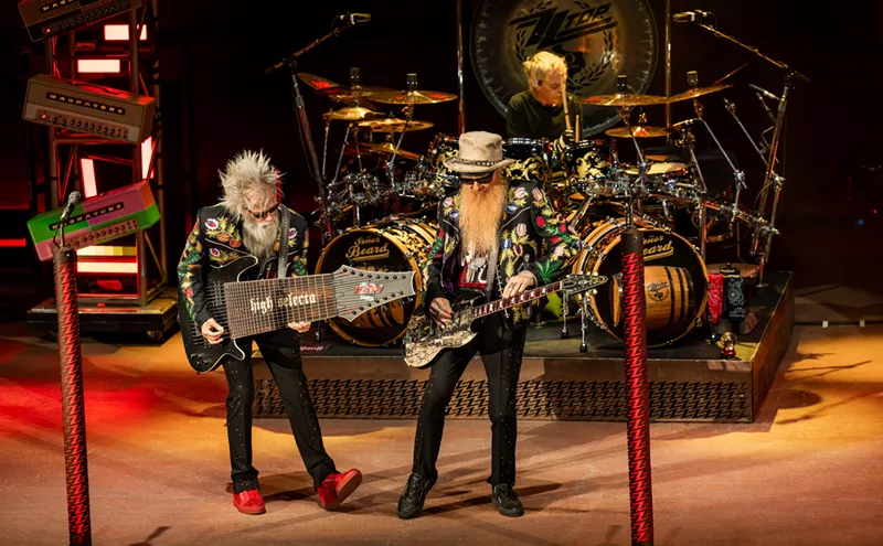 Image: Photos: Legendary Rockers of ZZ Top Prove They've Still Got It at Red Rocks