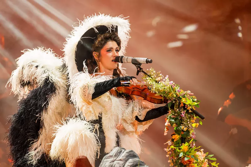 Image: Sierra Ferrell performing at Red Rocks