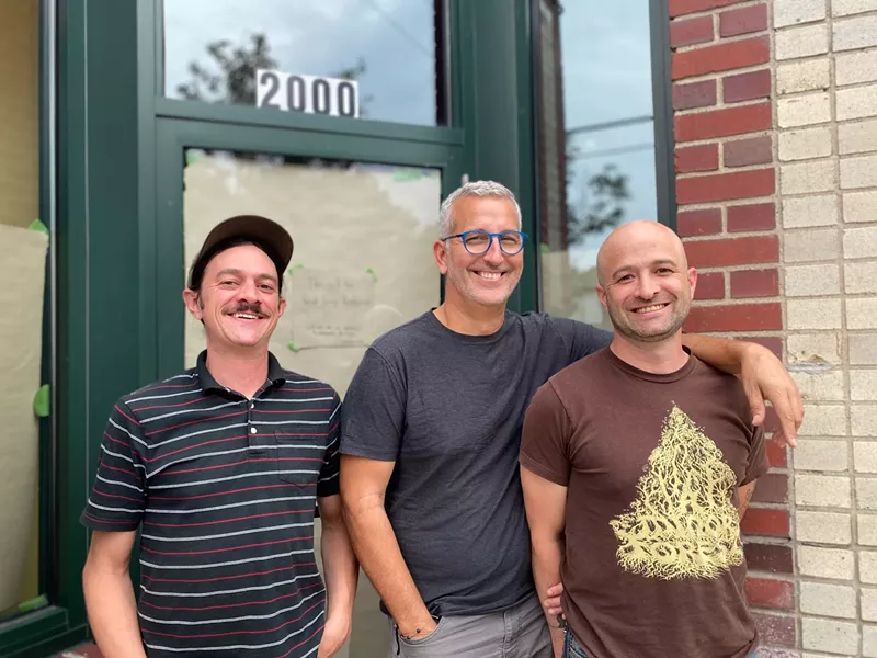 Image: Point Easy owners Dennis Phelps, Andy Bruch and Dan Phelps intend to open the new restaurant by the end of the year.
