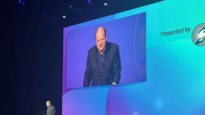 Colorado Governor Jared Polis speaks at Psychedelic Science 2023 in Denver