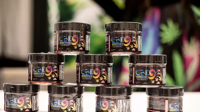 Hemp CBD gummies on display at the 2023 NoCo Hemp Expo