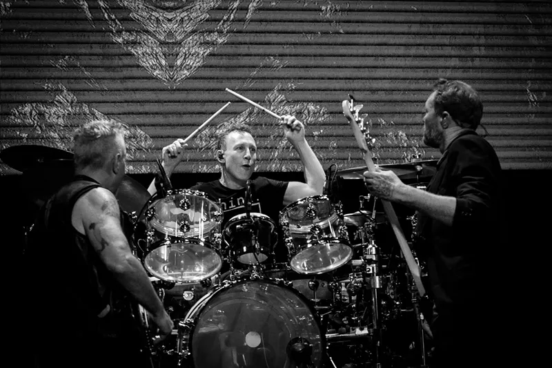 Image: drummer on stage