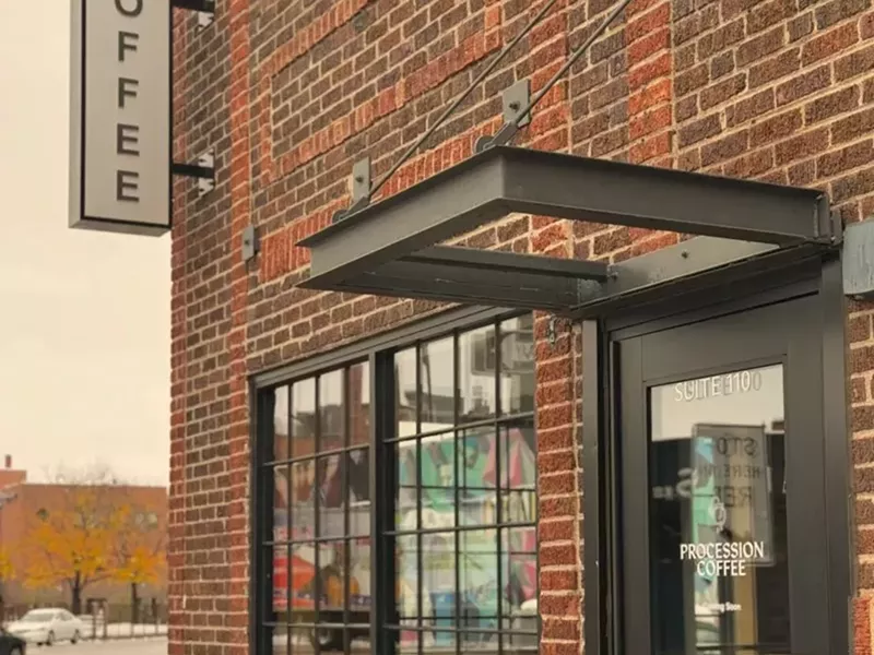 Image: exterior of a brick building
