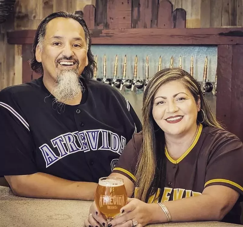 Image: Rich and Jess Fierro of Atrevida Beer.