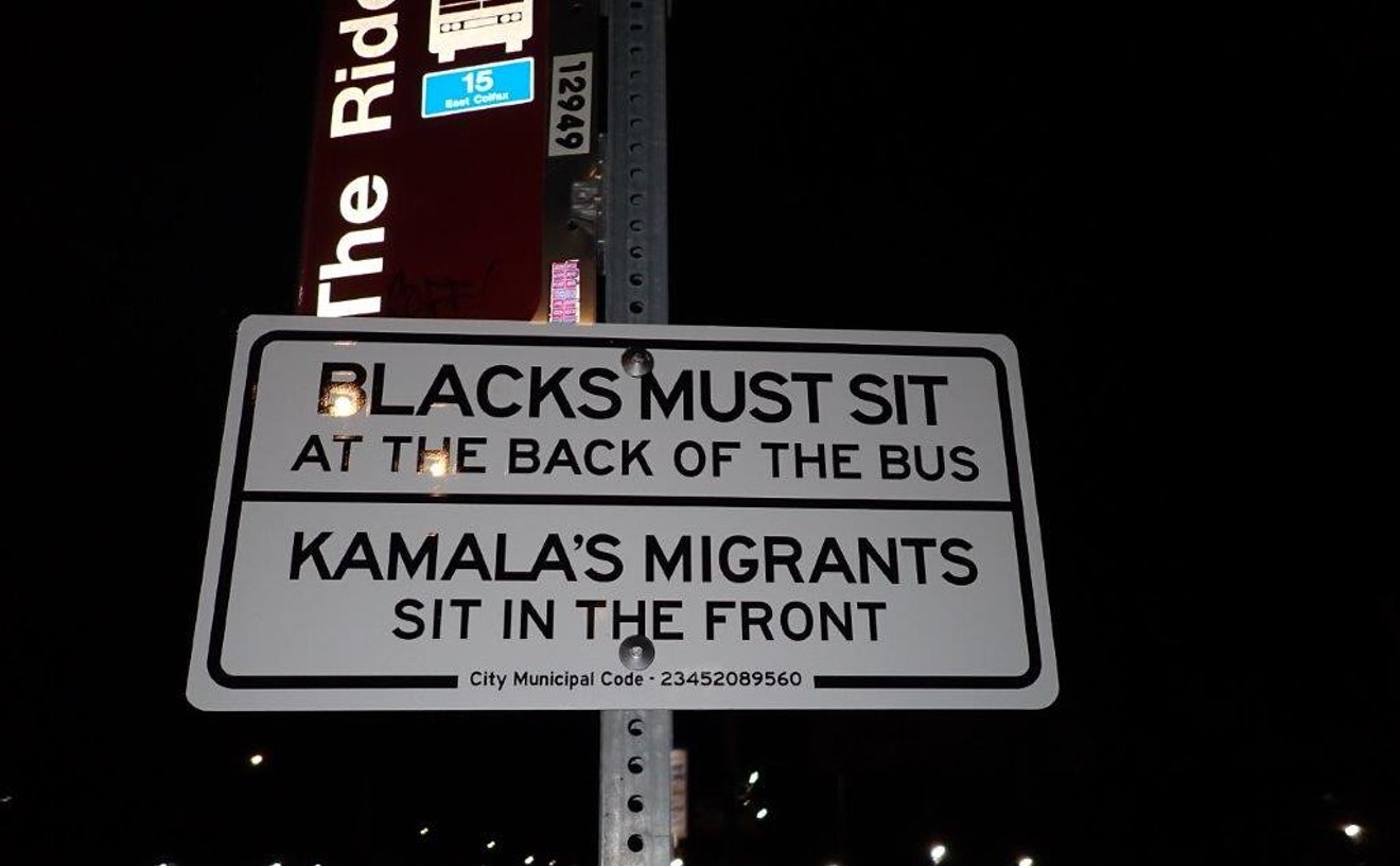 Racist Signs Popping Up in Denver Connected to Controversial Street Artist