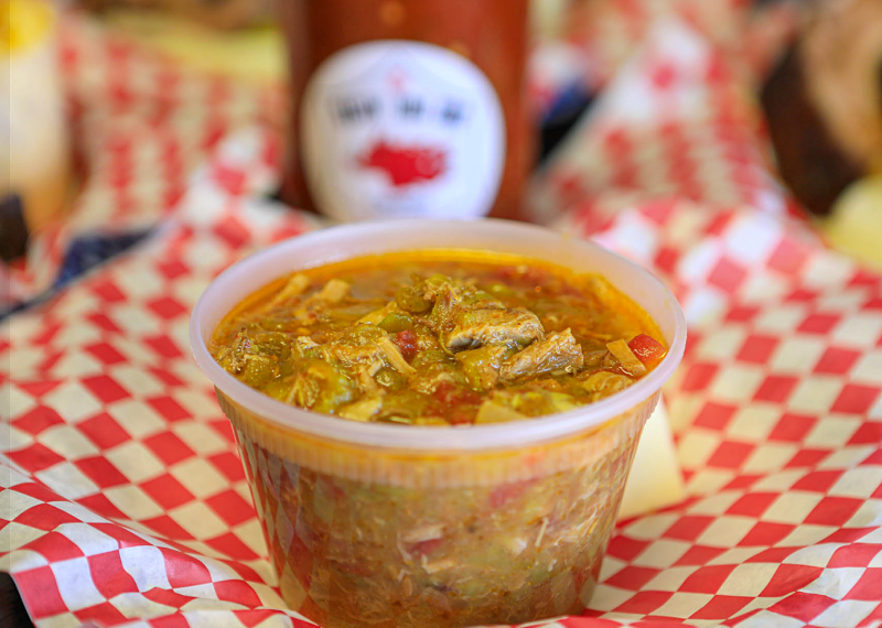 Image: Now you can get Ragin' Hog's green chile stew delivered.
