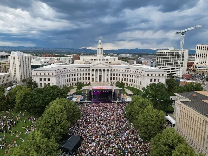 Image: civic center Park in denver