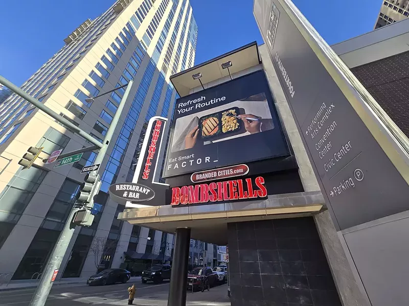Image: outside of Denver restaurant