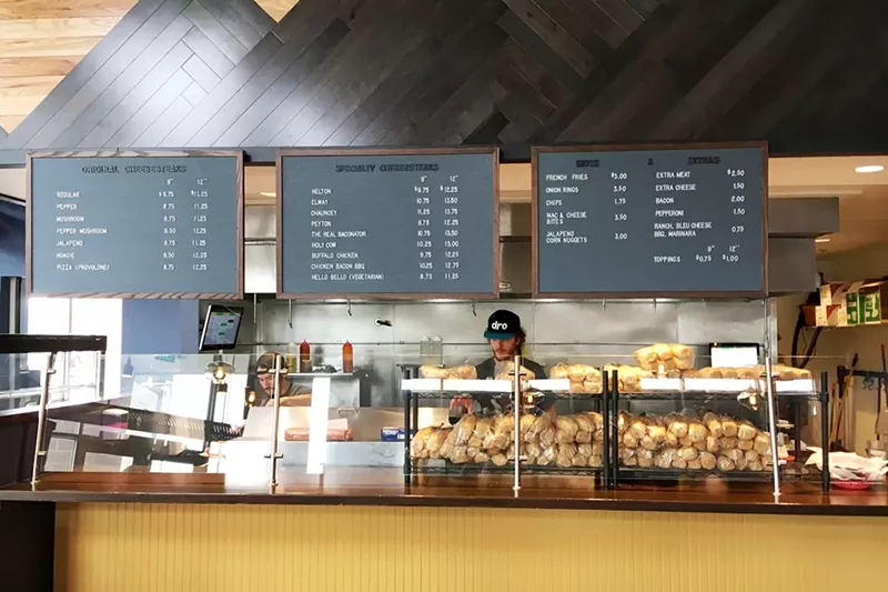 Image: Denver Ted's counter sold cheesesteaks.