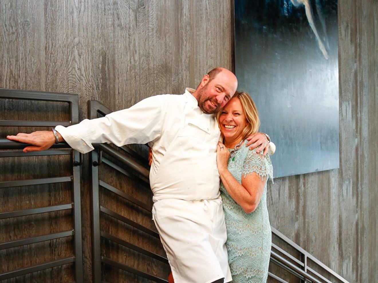 Frank and Jacqueline Bonanno have a Creating Happy People fee at all of their restaurants.