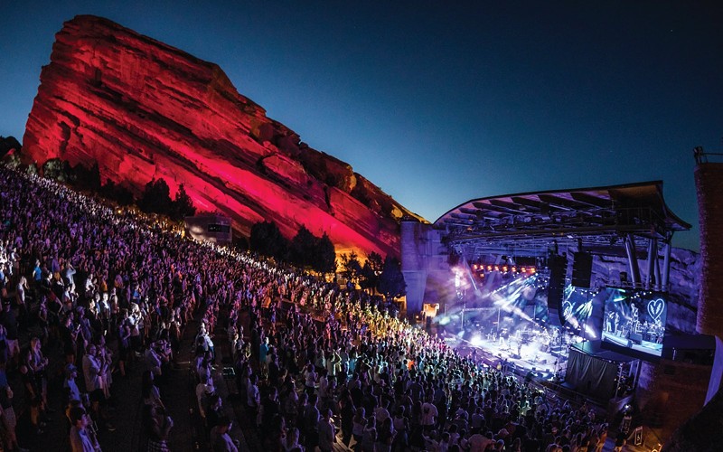 Red Rocks will be empty tonight due to high winds.
