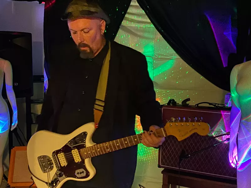 Image: Paul Baker performs as Redwing Blackbird.
