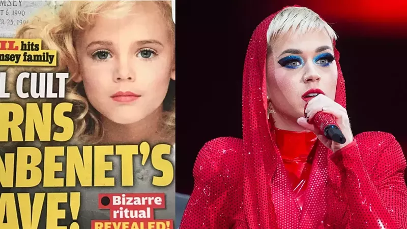 Image: jonbenet ramsey and katy perry