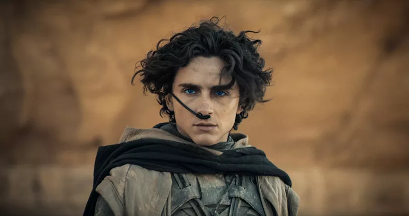 Image: actor timothee chalamet in dune