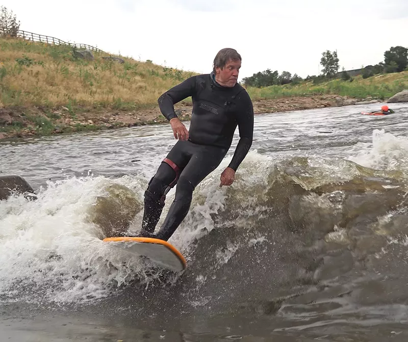 Image: CRSA president David Riordon on the river.