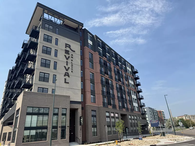 Image: Revival on Platte is a brand new building in Sun Valley.