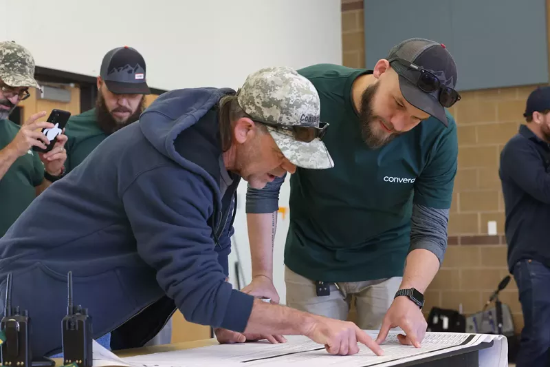 Image: Convergint working on security upgrades at the Park County School District.