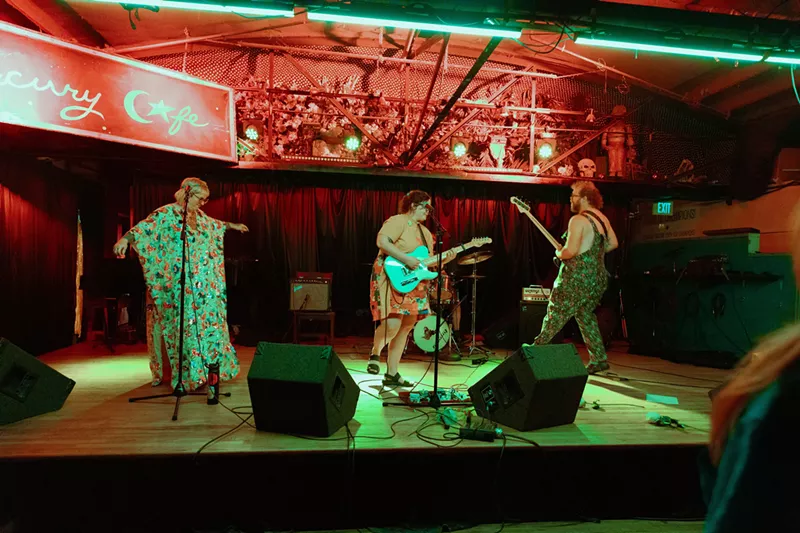 Image: band performing on stage