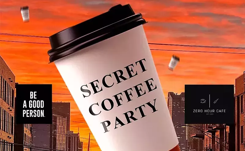 Image: Secret Coffee Party Brewing Up Some Fun