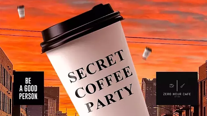 coffee cup over Denver